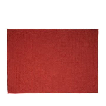 Hübsch Decke/Überwurf „Pavilion Block Coral Multifarben“ | 140 × 200 cm | Hübsch