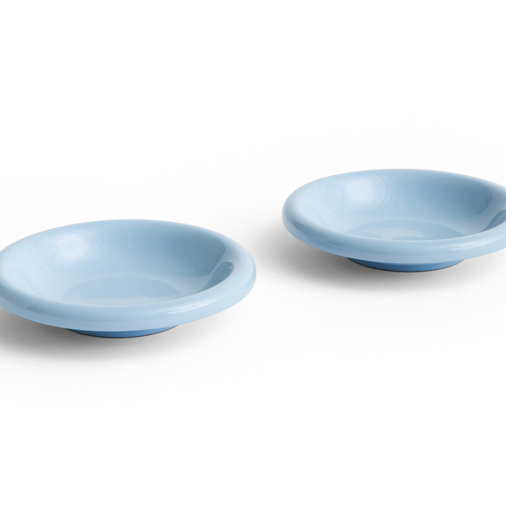 HAY Schale „Barro Bowl Light Blue“ | 2er-Set in sanftem Pastell | HAY