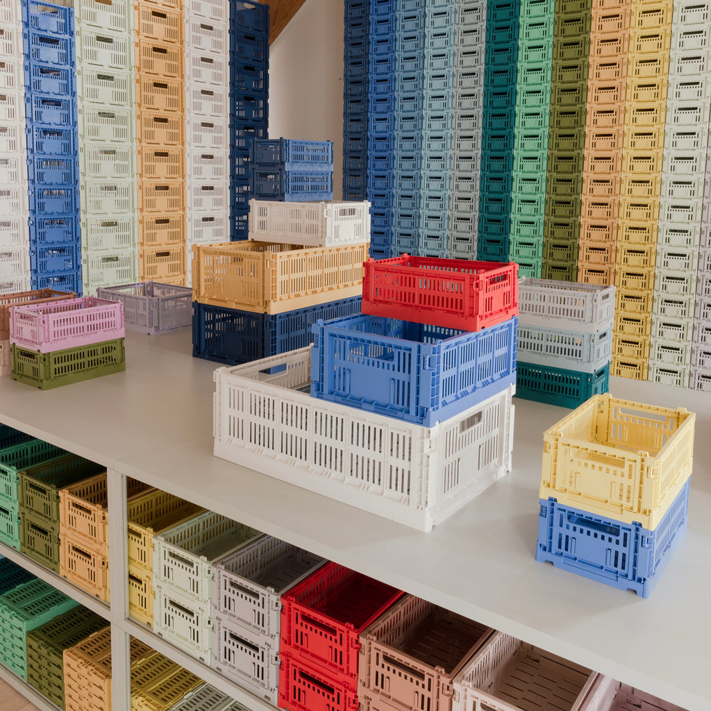 HAY Faltbox „Colour Crate Small Lavender“ | Pastell mit Struktur | HAY
