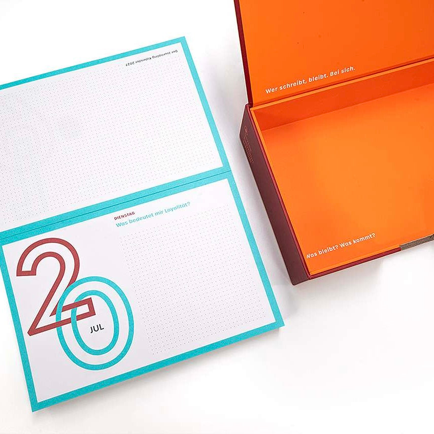 Verlag Hermann Schmidt Journaling-Kalender “365 neue Seiten von dir” 2027 | Verlag Hermann Schmidt