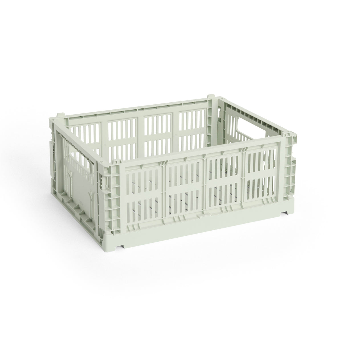 HAY Faltbox „Colour Crate Medium Mint“ | Praktisch in Pastellgrün | HAY