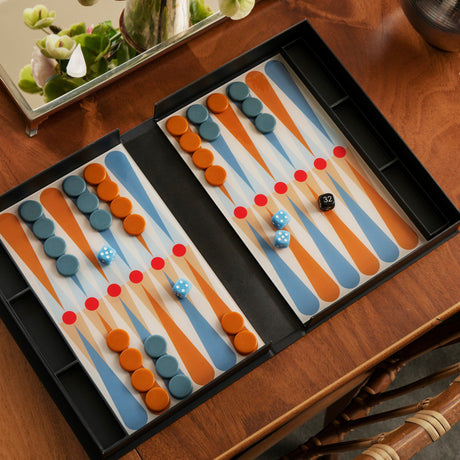 Spiel “Classic The Art of Backgammon” Anthracite | PRINTWORKS