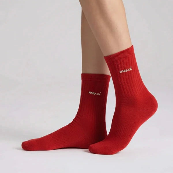 NO BAD DAYS CLUB Socken “Merci” | Danke mit jedem Schritt | NO BAD DAYS CLUB