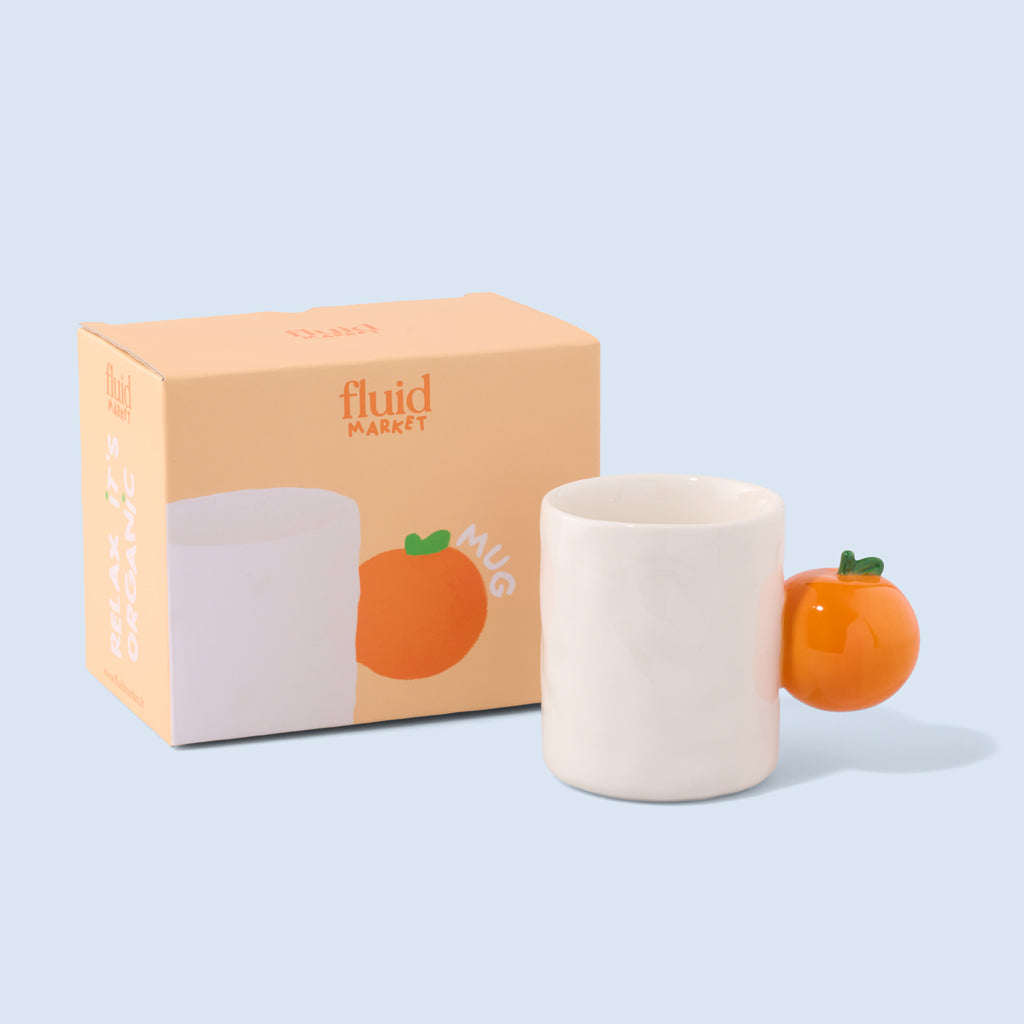 Fluid Market Tasse „Orange“ | Becher in Orangenform | Fluid Market