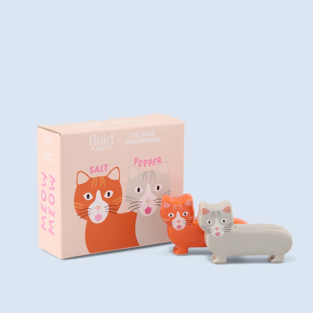 Fluid Market Salz- und Pfefferstreuer “Cats” | Freche Tischbegleiter | Fluid Market