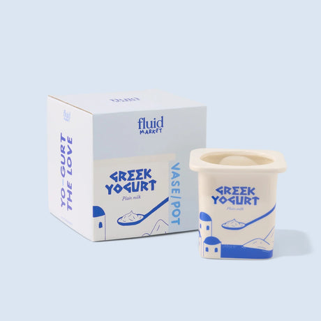 Fluid Market Vase “Greek Yogurt” | Skulptural & stylisch | Fluid Market