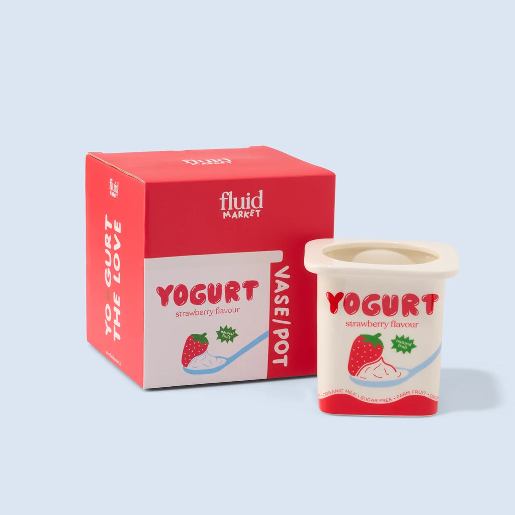Fluid Market Vase “Yogurt” | Cremiges Design für dein Zuhause | Fluid Market