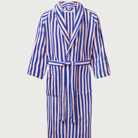 BONGUSTA Bademantel „Naram Dazzling Blue & Rose“ (S/M) | BONGUSTA | Stilvoller Bademantel