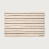 BONGUSTA Badematte BONGUSTA “Creme & Ink” | 50x80cm Baumwolle | Weich & Stilvoll
