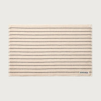 BONGUSTA Badematte BONGUSTA “Creme & Ink” | 50x80cm Baumwolle | Weich & Stilvoll