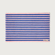 BONGUSTA Badematte BONGUSTA “Dazzling Blue & Rose” | 50x80cm Baumwolle | Funktional & Dekorativ
