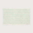 BONGUSTA Badematte BONGUSTA “Pure White & Grass” | 50x80cm Baumwolle | Zeitlos & Frisch