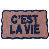 Kersten BV Badematte “C’est la Vie” 50 x 80 cm | Lockeres Statement | Kersten BV