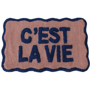 Kersten BV Badematte “C’est la Vie” 50 x 80 cm | Lockeres Statement | Kersten BV