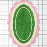 Tarta Gelatina Badematte “Carmen” Green | Weiche Baumwollmatte | Tarta Gelatina