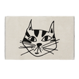 helen b Badematte „Kitty“ | Schwarz-Weiß & mit Katze | helen b