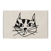 helen b Badematte „Kitty“ | Schwarz-Weiß & mit Katze | helen b