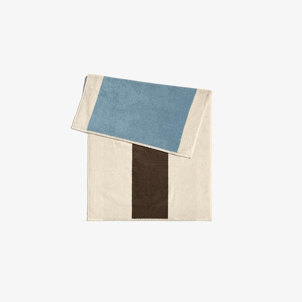 SUITE702 Badematte „Sky Blue-Brown“ (50x80cm) | SUITE702 | Moderne Badematte