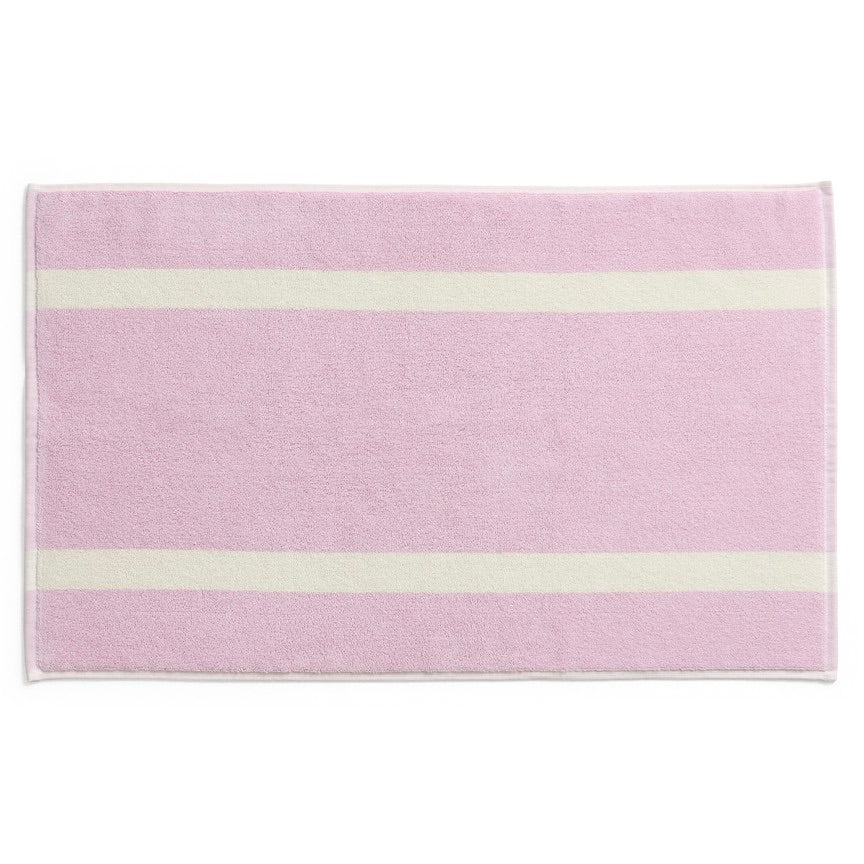 HAY Badematte „Stripe Cool Pink“ 50x80cm | Farbige Akzente | HAY