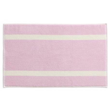 HAY Badematte „Stripe Cool Pink“ 50x80cm | Farbige Akzente | HAY