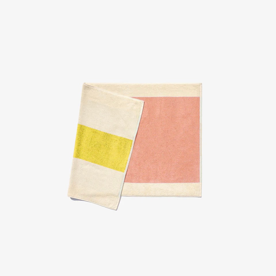 SUITE702 Badematte „Yellow-Peach“ (50x80cm) | SUITE702 | Weiche Badematte