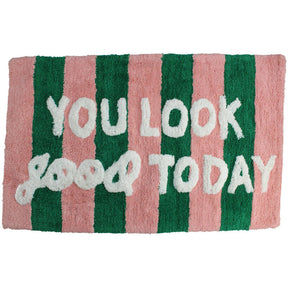 Kersten BV Badematte “You Look Good Today” 50 x 80 cm | Gute-Laune Statement | Kersten BV