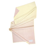 Badetuch “Gradient Buttergelb Rosa” 70x140 cm | Maison Deux