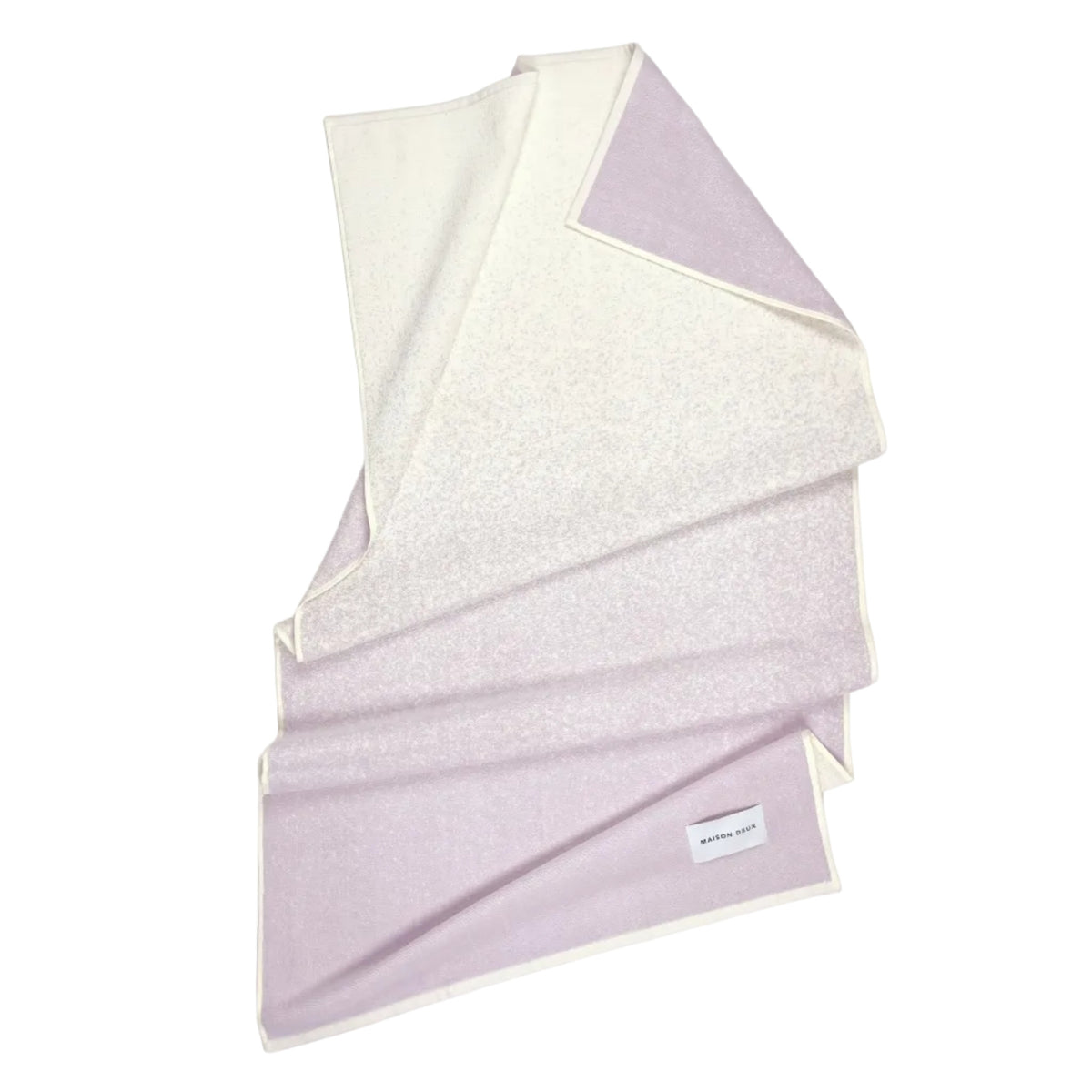 Badetuch “Gradient Lilac Vanilla” 70x140 cm | Maison Deux