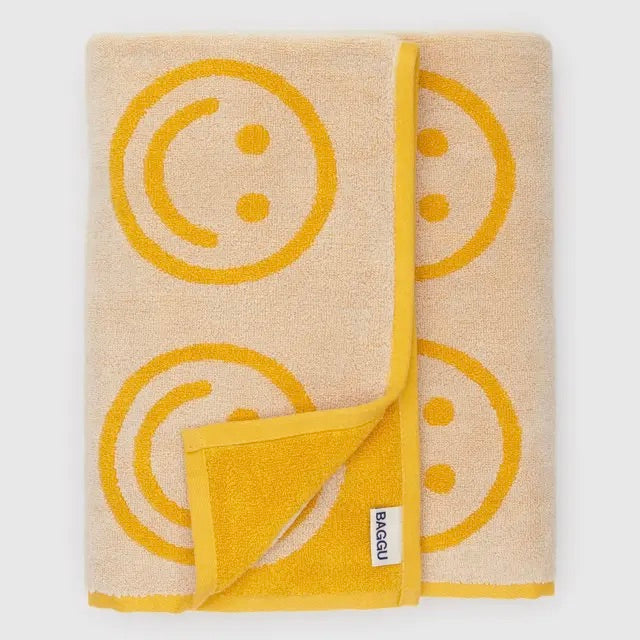 BAGGU Badetuch „Happy Marigold“ | BAGGU | Fröhliches Badetuch für den perfekten Tag