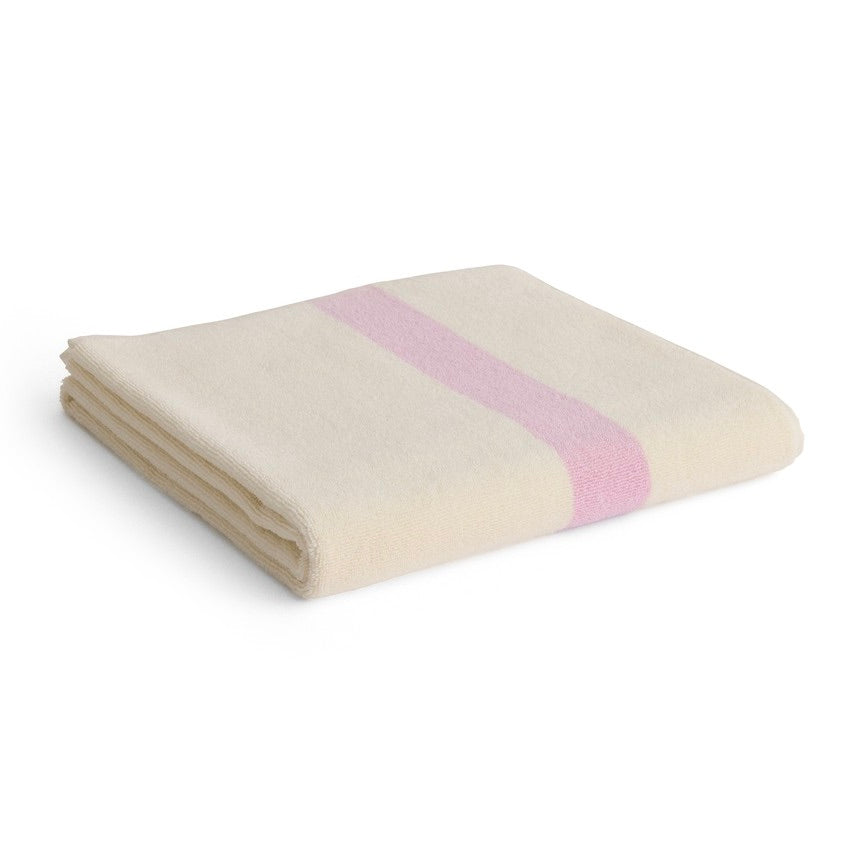 HAY Badetuch „Stripe Cool Pink“ 70x140cm | Farbige Akzente | HAY