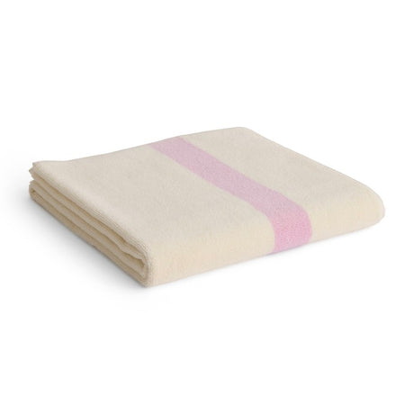 HAY Badetuch „Stripe Cool Pink“ 70x140cm | Farbige Akzente | HAY