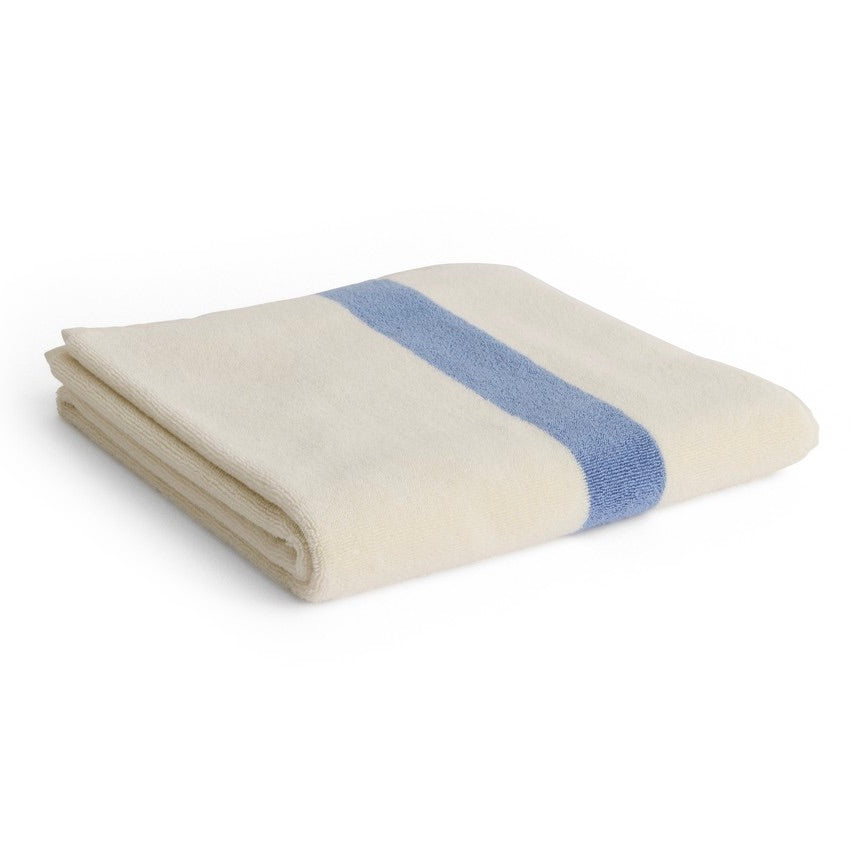 HAY Badetuch „Stripe Dusty Blue“ 70x140cm | Skandinavisch | HAY