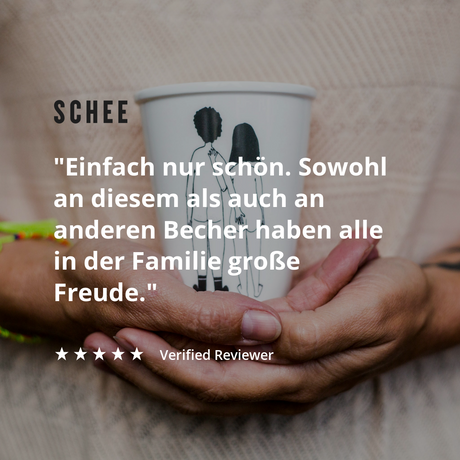 helen b Becher helen b "Naked Couple Back" | Design Mug mit Illustrationen von Helen Blanchaert