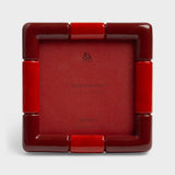 &Klevering Bilderrahmen „Rift Burgundy Square“ | Knallig und modern | &Klevering