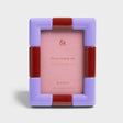 &Klevering Bilderrahmen „Rift Lilac“ | Organisch geformter Rahmen | &Klevering