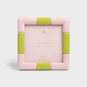 &Klevering Bilderrahmen „Rift Pink“ | Skulpturaler Rahmen | &Klevering
