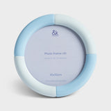&Klevering Bilderrahmen „Rift Round Medium 10 cm“ | Kreisform mit Charakter | &Klevering
