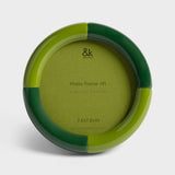 &Klevering Bilderrahmen „Rift Round Small 7,6 cm“ | Für besondere Momente | &Klevering
