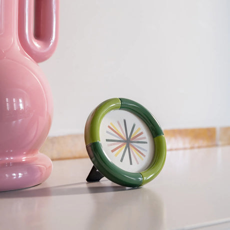 &Klevering Bilderrahmen „Rift Round Small 7,6 cm“ | Für besondere Momente | &Klevering
