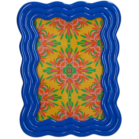 Kersten BV Bilderrahmen “Wiggle” Blau 10 x 15 cm | Verspieltes Design | Kersten BV