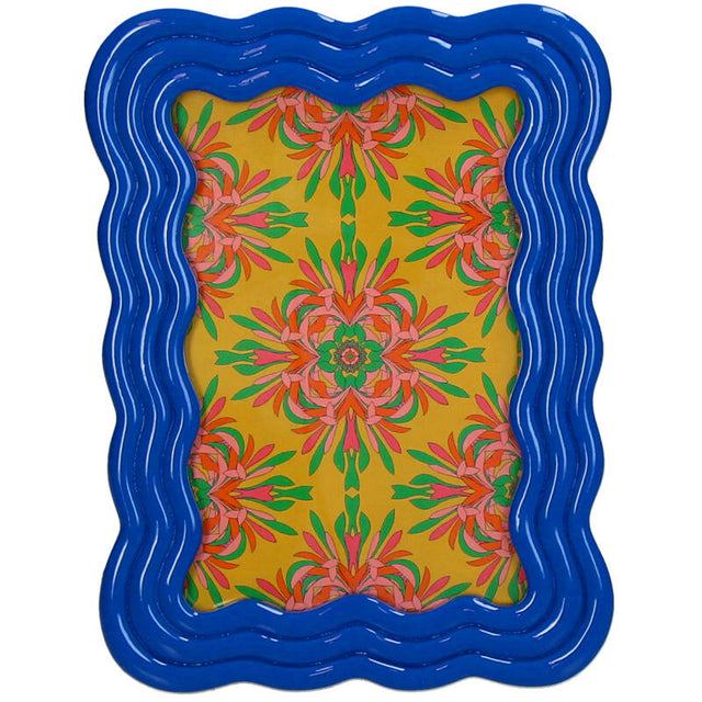Kersten BV Bilderrahmen “Wiggle” Blau 10 x 15 cm | Verspieltes Design | Kersten BV