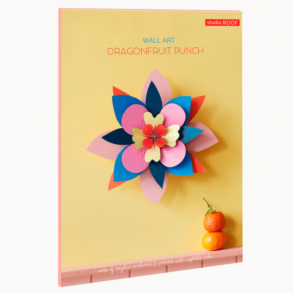 studio ROOF Wanddeko Dragonfruit Punch | DIY 3D Objekt von Studio Roof