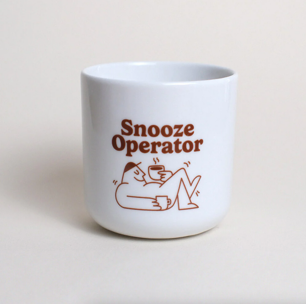 studio ciao Tasse "Snooze Operator" | Porzellan-Becher | studio ciao