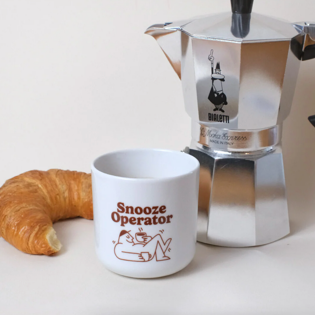 studio ciao Tasse "Snooze Operator" | Porzellan-Becher | studio ciao