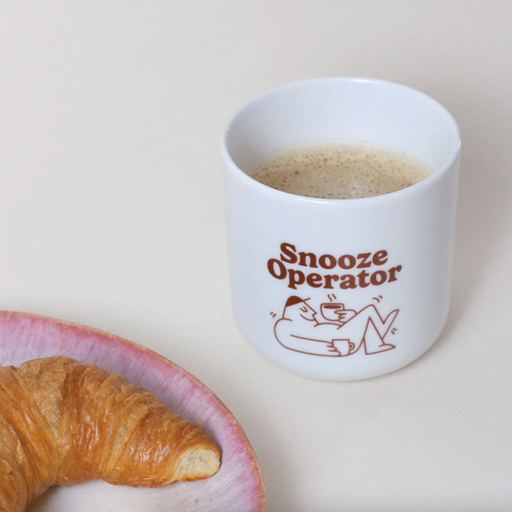 studio ciao Tasse "Snooze Operator" | Porzellan-Becher | studio ciao