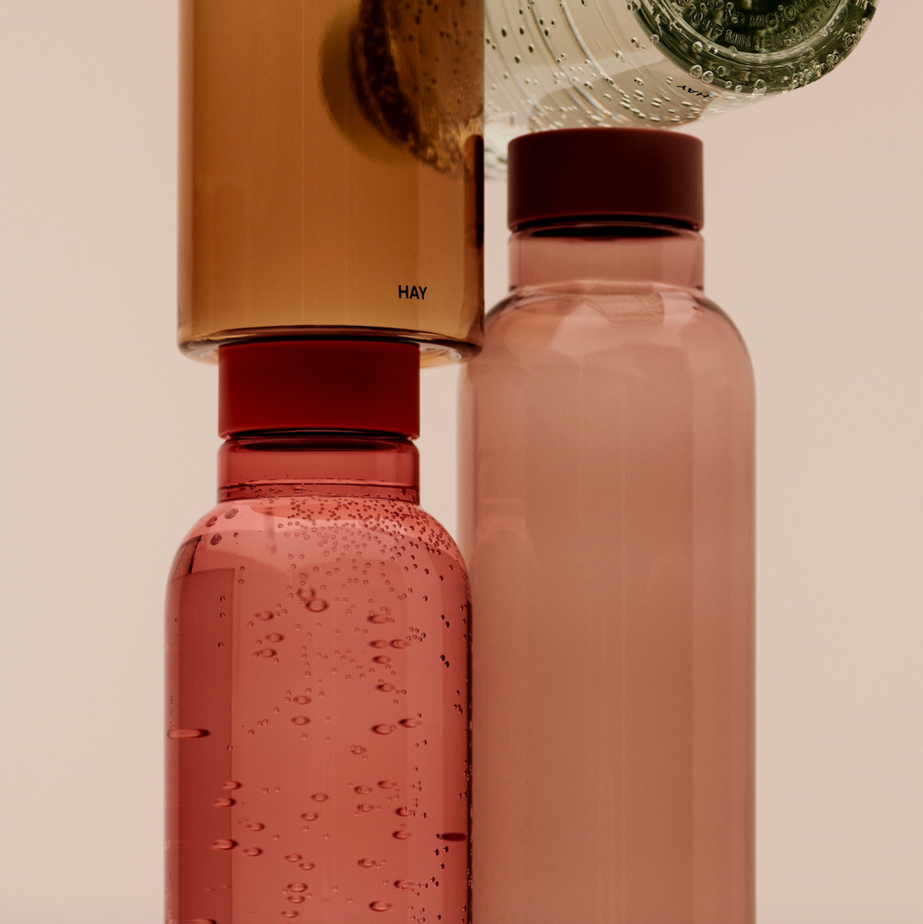 HAY Wasserflasche „Miz Red 0,54l“ | Praktisch & auffällig | HAY