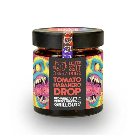 J. Kinski Bio Tomato Habanero Drop 170g | Fruchtig-scharfer Dip | J. Kinski