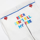 J.Clay Socken "Bitch don´t kill my vibe" | Lässige Statement-Socke | J.Clay
