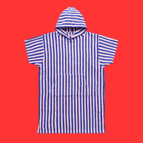BONGUSTA Poncho „Naram Dazzling Blue & Rose“ (S/M) | BONGUSTA | Cooler Poncho für dich