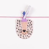 HejPatches Bügelbild „Party Leopard“ | Statement-Patch mit Humor | hejpatches